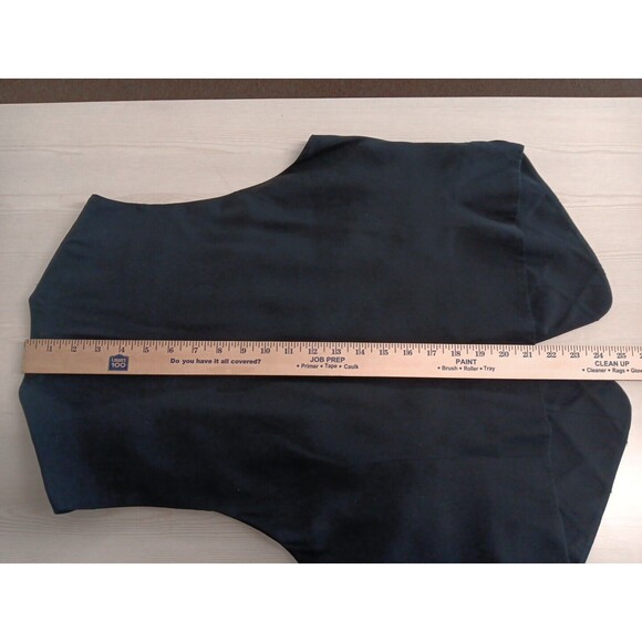 I. B. Diffusion Beaded Vest Women 14 Black Silk Formal Holiday Party EUC - Picture 5 of 5